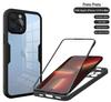 Adequado para Capa de Celular Apple 15Pro, Capa Protetora 360° Anti-Líquido Integrada com Película para Iphone17/16 Xr