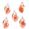 Concha Luminosa Colorida DIY Chaveiro de Cola de Creme Bolsa Brincos Pingente Acessórios de Joias Acrílicas W445
