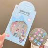 Juego de pegatinas para uñas infantiles, diseño de princesas, extraíbles, rígidas, para decoración de uñas, regalo de dibujos animados