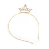 Acessório de Cabeça Coroa Infantil para Meninas de Dez Anos, Acessórios de Cabelo para Apresentação de Aniversário, Coroa de Princesa para Apresentadora, Acessórios de Cabelo para Florista de Casamento