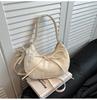Este ano, a bolsa portátil estilo doce com laço simples e popular, nicho casual de alta qualidade, bolsa transversal feminina versátil