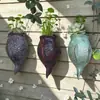 Maceta de Flores Peces Manchados Montada en Pared con Plantas Verdes, Decoración Colgante Simple Estilo Europeo, No Requiere Taladro, Adecuada para Decoración Exterior de Villas