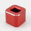 Porta Plumas Metálico Porta Plumas Inserto Pequeño para Plumas Cuadrado Barril Negro para Pluma Base para Cepillos de Dientes de Pareja Porta Cuchillas Papelería para Estudiantes