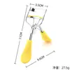 Rizador de Pestañas de Colores de Venta Caliente Transfronterizo Ayuda para Pestañas Herramienta de Belleza Portátil Mango de Pico de Pato Plástico Ancho