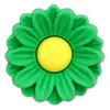 Flores Coloridas Adesivos de Borracha Macia 3D Decorações Planas para Capas de Celular Papelaria Acessórios de PVC 3D Acessórios para Joias DIY