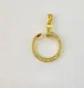 Colgante con Incrustaciones de Microcobre Accesorios para Joyería DIY Borla Trébol de Cuatro Hojas Mariposa Acero de Titanio Collar Lazo Electrochapado en Oro Real Espíritu