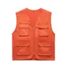Chaleco de Ropa de Trabajo Cuatro Estaciones Chaleco de Ropa de Protección Laboral Ropa de Verano Conducción Obra de Construcción Chaleco de Construcción Logo Impreso 001