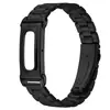 Adecuado para pulsera deportiva Google Fitbit Air, correa de reloj de acero inoxidable de tres eslabones, correa de reloj inteligente en forma de corazón de tres eslabones