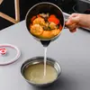 Taza de acero inoxidable 304 para comida rápida con compartimento caja de comida rápida dormitorio de estudiante taza para fideos instantáneos tazón para fideos instantáneos filtro taza con filtro de aceite