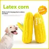 Juguete Forma de Maíz Perros Cachorros Juguete de Látex Juguetes Chirriantes Resistente a Mordeduras Juego Interactivo Juguete para Masticar Entrenamiento Jugando Juguetes para Perros Suministros para Perros