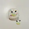 Adecuado para Estuche de Auriculares Baseus Bd1 Dibujos Animados Colgante DIY Mariposa Flor Pulsera Bluetooth Inalámbrica Cáscara Suave