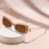 Óculos de Sol de Armação Grande Nova Moda Estilo Coreano Transfronteiriços Homens e Mulheres Retangulares Tendência Óculos de Sol Celebridade da Internet Estilo de Rua