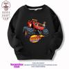 Roupas da equipe Cyclone Suéter de manga comprida para meninos roupas de outono infantil bonito legal bicicleta estampado top camisa básica