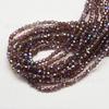 Cuentas de cristal de color AB plateado de 4 mm para joyería DIY accesorios de borla accesorios de ropa cuentas sueltas venta al por mayor directa