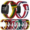 Adecuado para Fitbit Versa Lite/vsa2 color banda de reloj tejida de nailon de una pieza con textura vertical