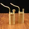 Hookah Multifuncional de Latón Puro con Filtración de Agua, Hookah Metálico Cuatro en Uno de Dragón y Fénix para Hombres
