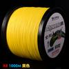 Venta al por mayor de fábrica 1000 metros 8 hebras King Kong Dalie Línea de PE boca de gallo subida micro-línea 4 red tejida línea de pesca