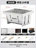Estufa de Bolsillo Nueva Mejorada para Preparar Té, Estufa Pequeña para Uso en Interiores y Exteriores, Parrilla Plegable Portátil de Acero Inoxidable para Barbacoa