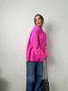 Moda Europea y Americana Otoño e Invierno Nuevo Suéter Curación Perezosa Cuello Redondo Combinable Top de Punto Suéter Casual para Mujer
