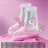 Cobre-sapatos de Chuva Infantis Mumeng para Meninos e Meninas, Conveniente para Viagem, Espessado e Resistente ao Desgaste, Cobre-sapatos de Chuva Antiderrapante de Cano Médio-Alto