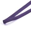 Banda Elástica Flor de Capullo Colorida de 1.2cm Media Luna Terciopelo Doble Cara Antideslizante Accesorios para Tirantes de Ropa Interior Encaje Elástico Cepillado