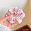 Colección de scrunchies de verano: versátiles ligas coreanas para el cabello, cuerdas para el cabello estilo universitario fresco, accesorios elásticos para el cabello, accesorios para la cabeza para mujeres