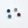 Astmf-136 Tazón de Titanio Taza Pendientes de Zirconia Cabeza G23 Aleación de Titanio Set de Paquete con Joyería de Cabeza de Zirconia 5A Multicolor Opcional
