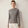 Suéter de lana merino pura de hilo fino, nueva colección otoño 2026 para mujer, con capucha, estilo elegante, suéter de punto liso para pullover