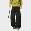 Calça Cargo Paratrooper Plissada Funcional Estilo Outdoor para Homens, Calça de Caminhada Tendência de Corte Reto, Calça Longa Esportiva Casual Solta 2026