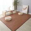 Esterilla Tatami Japonesa Esterilla de Piso Verano Esterilla de Piso de Ratán Sala de Estar Dormitorio Esterilla para Gatear Alfombra de Verano para Ventana Mirador