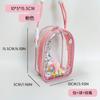 Bolsa para Alivio del Dolor Sentado Labubu 15cm Cruzada Bolsa Portabebés Muñeco de Peluche de Dibujos Animados Funda Protectora Bolsa de Almacenamiento Pop Mart