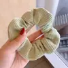 Colección de scrunchies de verano: versátiles ligas coreanas para el cabello, cuerdas para el cabello estilo universitario fresco, accesorios elásticos para el cabello, accesorios para la cabeza para mujeres