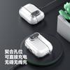 Al por mayor Aplicable para Funda Protectora de Auriculares Airpodspro3 Airpods5 Cristal de Hielo Transparente Estuche para Auriculares Apple Transfronterizo