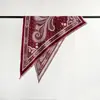 Bufanda Triángulo Jacquard Paisley Gruesa de Invierno Ropa Exterior de Moda Cachemira Sintética Estilo Coreano Accesorio Transfronterizo para Mujer Chal Venta al por Mayor