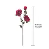 Zhi Yao Tacto de Mano Rosa Estilo INS Transfronterizo Flor de Simulación Flor Artificial Plantas Verdes Venta al por Mayor Decoración de Bodas Artesanía Fabricante