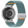 Adecuado para correas de reloj Huawei y Samsung, Correa de reloj tejida de nailon tipo bucle con hebilla magnética deportiva
