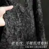 Tela con Patrón de Roca Relieve Estéreo Textura Plisada Asimétrica Ropa de Abrigo Vestido Diseñador Tela Jacquard DIY