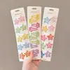 Pinzas para el Cabello de Estrella Lindos Clips Pequeños de Colores Accesorios para el Cabello Pinzas Laterales para Mujer Estilo Coreano Pasadores de Estrella de Cinco Puntas Pinzas para el Flequillo Venta al por Mayor