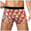 Ropa interior para hombre de Amazon transfronteriza para Navidad, impresión digital 3D, cómoda, transpirable, moderna, boxers personalizados