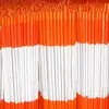 Mástil de Fibra de Vidrio Personalizado de Fábrica Barra Sólida de Fibra Poste de Señal Reflectante para Nieve Poste de Señal de Tráfico Tira Reflectante