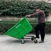 Carrinho Grande de Higienização para Exterior, Caminhão de Lixo para Higienização, Veículo de Limpeza e Transporte de Quatro Rodas de 400L para Gestão de Propriedade Municipal