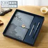 Cuaderno Retro Estilo Chino Tapa Dura Piel de Oveja A5 para Reuniones y Notas de Trabajo Venta al por Mayor
