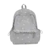 Nova Bolsa de Ombro Duplo Estrela Simples Estilosa Estudante Campus Diária Grande Capacidade Alta Aparência Nicho Estilo Não Comum Mochila
