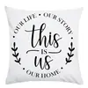 Almohada del Día de Acción de Gracias Transfronteriza Juego de Cojines de Silla de Verano Nórdico Cubierta de Sofá Funda de Cojín de Mesita de Noche Productos para el Hogar al por Mayor