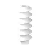 Eje espiral de politetrafluoroetileno, tornillo mezclador resistente a ácidos y álcalis, eje espiral de PTFE, accesorios para equipos químicos de teflón