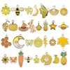 Nuevos Productos Transfronterizos 270 Colores Mixtos Gotas Dibujos Animados Aleación Colgante Pequeño Hecho a Mano DIY Pulsera Llavero Accesorios para Joyería