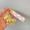 Nuevo Modelo 2026 "Hazte Rico Pronto" Colgante de Caballo Pequeño Llavero, Clip para Teléfono, Colgante para Bolso, Adorno, Pequeño Regalo