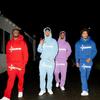 Suéter holgado con letras bordadas de marca de moda 2024, ropa urbana de hip hop Y2K, jersey informal para hombre y mujer