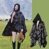 Fotografía de viajes de otoño e invierno estilo étnico chal bufanda con capucha de pastizal capa capa exterior de Yunnan para mujer en stock al por mayor