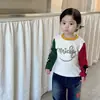 Roupas Infantis Inco Camiseta de Manga Longa Primavera para Meninos 2026 Nova Roupa Infantil Estilosa Roupa para o Início da Primavera Top para Meninos